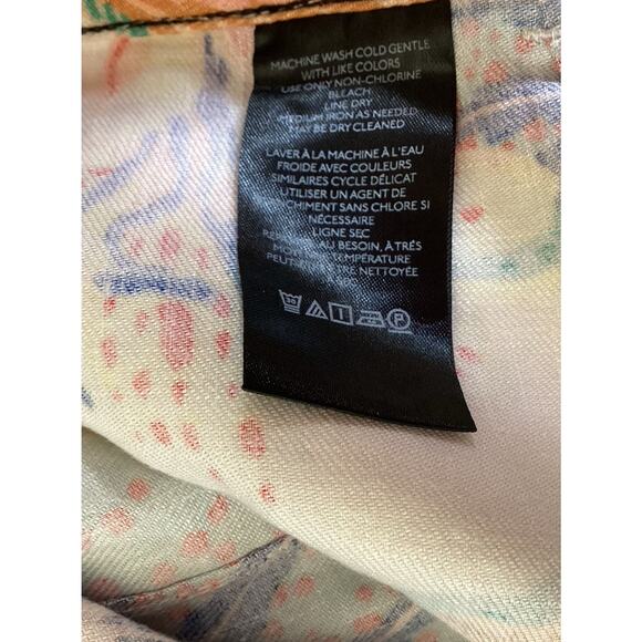 Anthropologie x Sarah Gordon, Colette Wide Leg Crop Pants - Size 30 - Resortwear - Picture 9 of 10